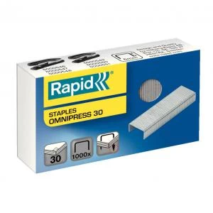 Rapid Omnipress 30 Staples Box of 1000 - Outer carton of 10