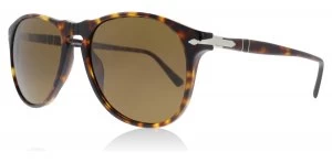 image of Persol PO6649S Sunglasses Havana 24/57 Polarized 55mm