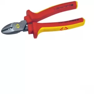 Image of CK Tools 431019 RedLine VDE Side Cutters With Wire Stripping Notch...