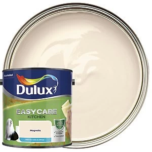 Image of Dulux Easycare Kitchen Magnolia Matt Emulsion Paint 2.5L