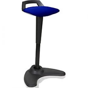 Image of dynamic Sit-Stand Stool with Adjustable Seat Spry Stevia Blue