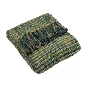 Image of Paoletti Baoli Throw Acrylic Polyester Teal