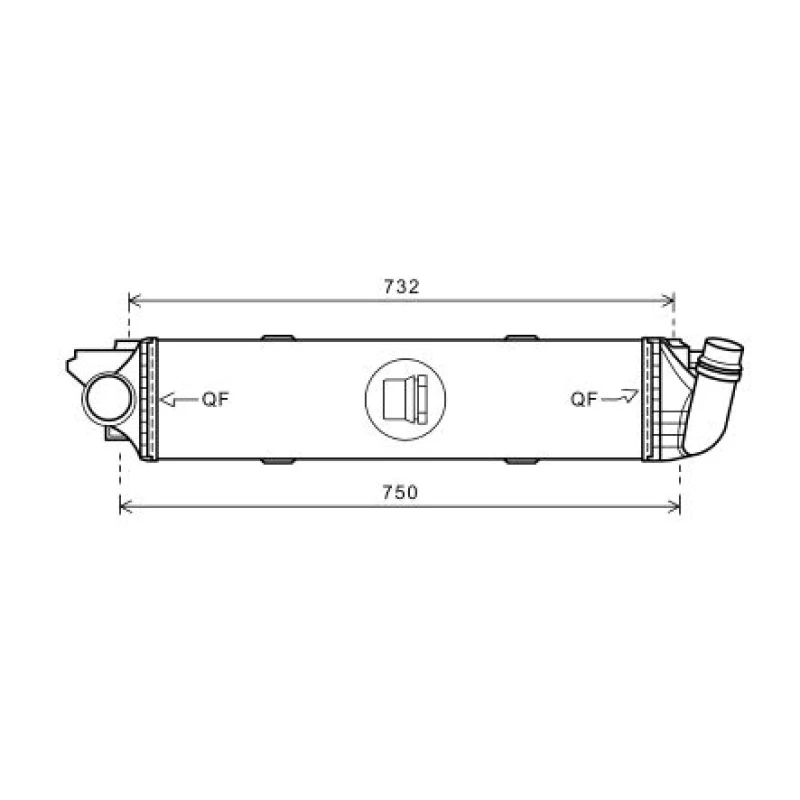 Image of Intercooler DIEDERICHS DCA1103