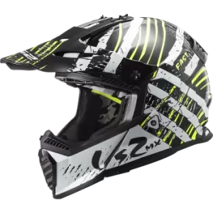 Image of LS2 Mx437 Fast Evo Verve Black White XL