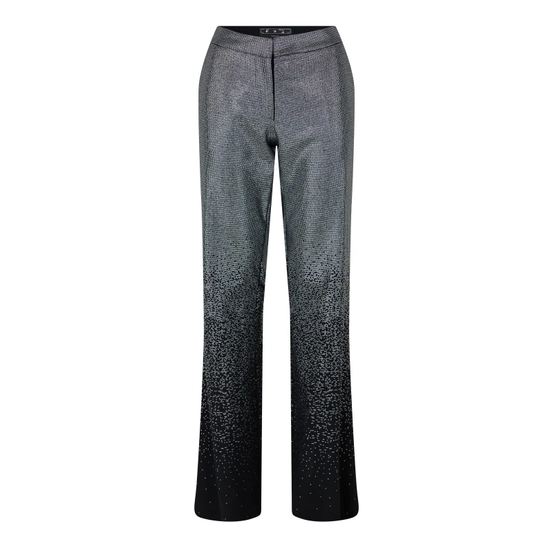 Image of Off White Womens - Chino-Inspired Tailored Fit Straight Leg Trousers Black female 8 (XS)