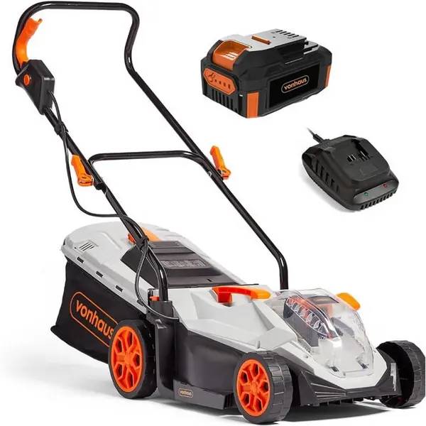 image of VonHaus 40V 33cm Cordless Lawnmower