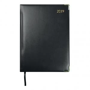 Image of Collins Classic 1250V A5 2019 Desk Diary Day to a Page Ref 1250V 2019