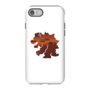 image of Nintendo Super Mario Bowser Silhouette Phone Case - iPhone 7 - Tough Case - Gloss