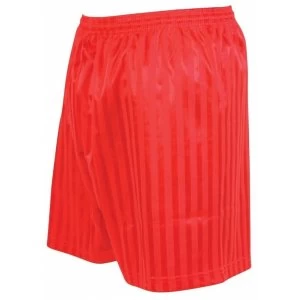 Precision Striped Continental Football Shorts 22-24" Red