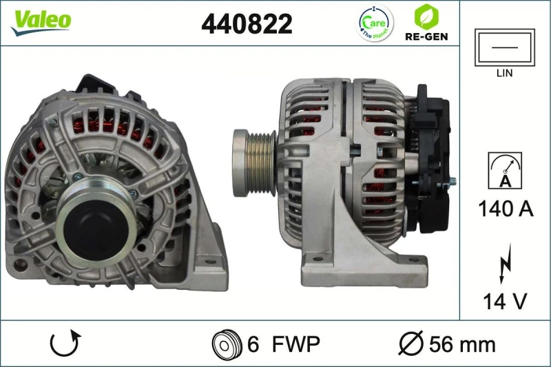 Image of Alternator VALEO 440822
