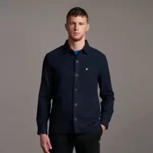 image of Brushed Overshirt - Dark Navy - M