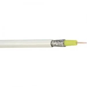 image of Coax Outside diameter 6.90 mm 75 100 dB White Yellow Hama 86685 Sold by the metre