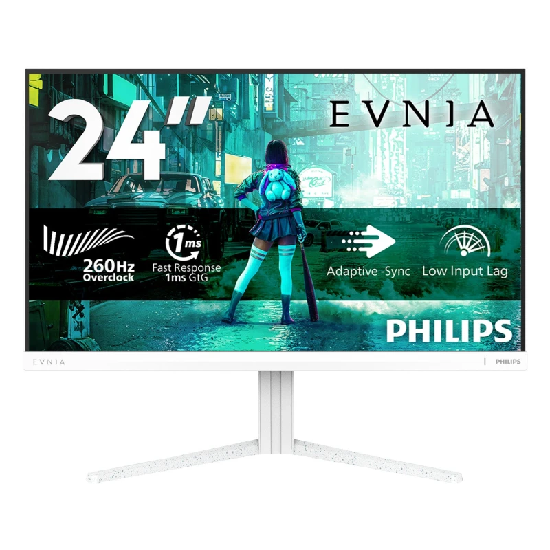 Image of Philips Philips Evnia 3000 24M2N3201PL/00 computer monitor 60.5cm (23.8") 1920 x 1080 pixels Full HD LCD White 24M2N3201PL/00