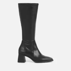 image of Vagabond Womens Hedda Leather Knee High Heeled Boots - UK 7