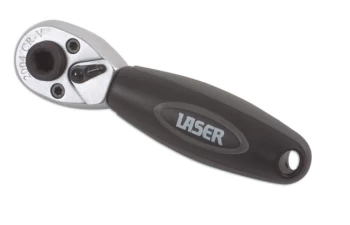 image of Laser Tools 3723 Ratchet - 1/4"D & Bit Driver Chrome Vanadium