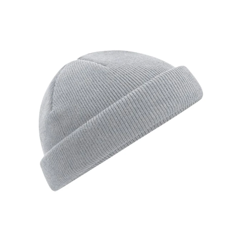 Image of Beechfield Beechfield Men Fisherman Mini Beanie in Light Grey Light Grey One Size Male 5059958859951