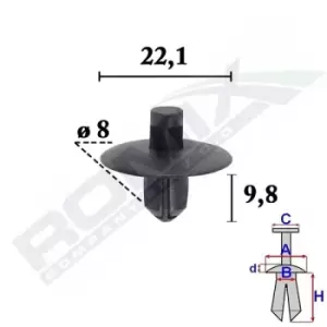 Image of ROMIX Clip VW,SKODA C70544