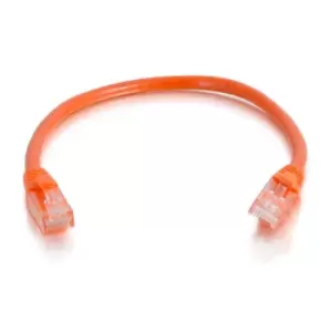 Image of C2G 3m Cat6 550MHz Snagless Patch Cable networking cable Orange...