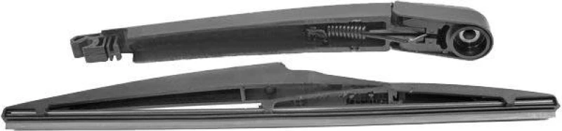 Image of METZGER 2190384 Wiper Arm with wiper blade, Rear, with cap Wiper Arm,windscreen washer (301)