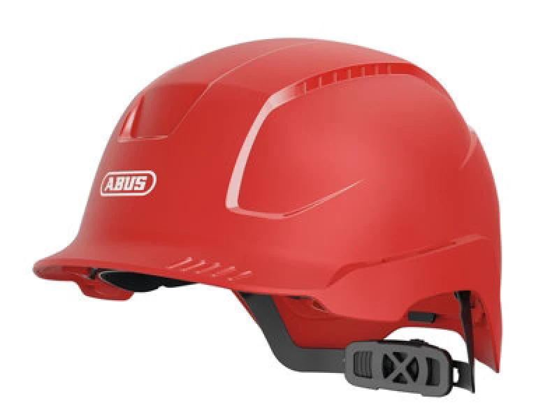 Image of Abus SCATOR-E Non Vented Safety Helmet Red 38484