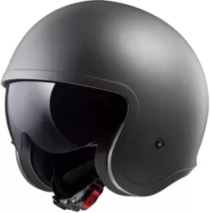 Image of LS2 OF599 Spitfire Jet Helmet, silver, Size XL, silver, Size XL