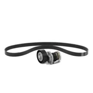 Image of SNR V-ribbed belt set KA857.00 Serpentine belt kit,Auxiliary belt kit VW,AUDI,SKODA,TOURAN (1T1, 1T2),Passat Variant (3C5),GOLF VI (5K1)