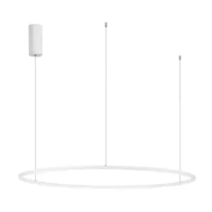 Image of Merano - Grove Integrated LED Pendant Ceiling Light Sandy White Aluminium LED 58W 3132Lm 3000K