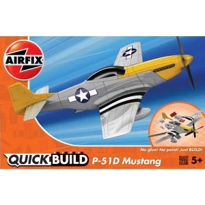 image of P-51D Mustang Airfix Quick Build Model Kit