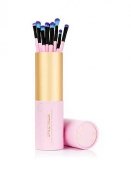 image of Spectrum Specrtrum Essential Pink 8 Piece Eye Blending Brush Set