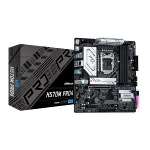Image of ASRock H570M Pro4 Intel Socket LGA1200 H5 Motherboard