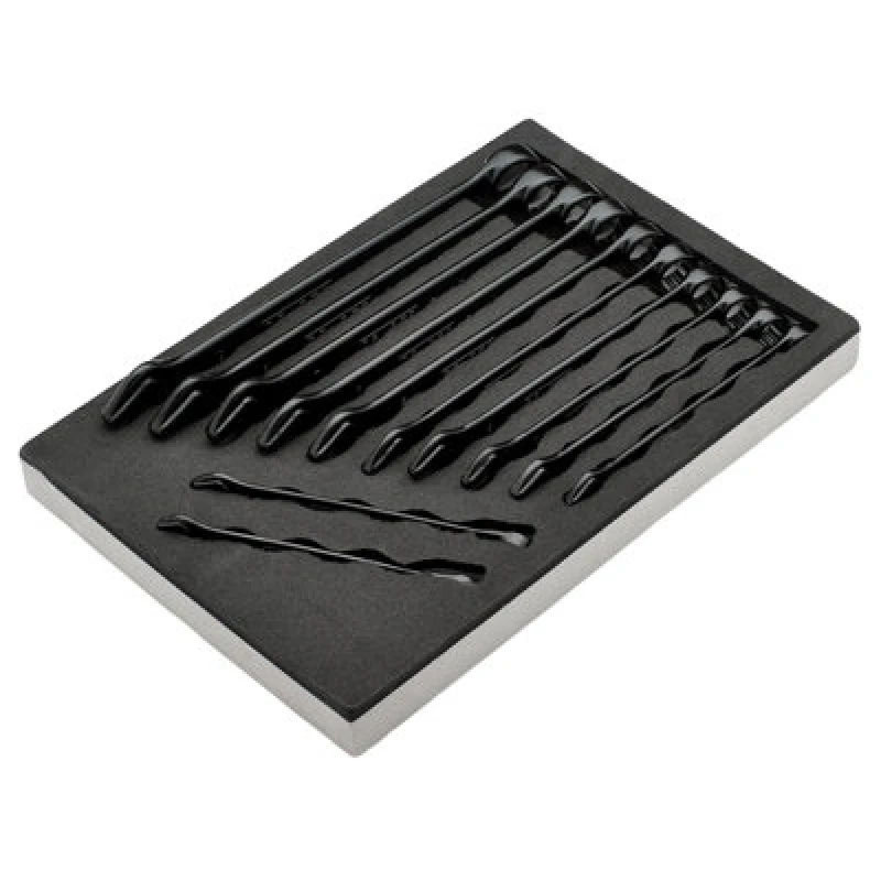 Image of Draper Expert HI TORQ 12 Piece Combination Spanner Set in Foam Tray 07143