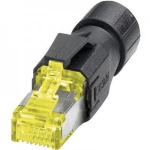 image of Phoenix Contact 1419001 VS-08-RJ45-10G/Q RJ45 Plug, straight Yellow, Black