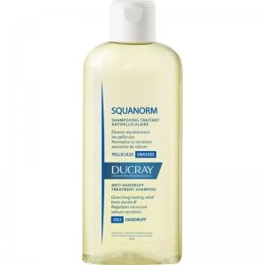 image of Ducray Squanorm Shampoo To Treat Oily Dandruff 200ml