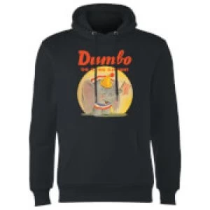 image of Dumbo Flying Elephant Hoodie - Black - M