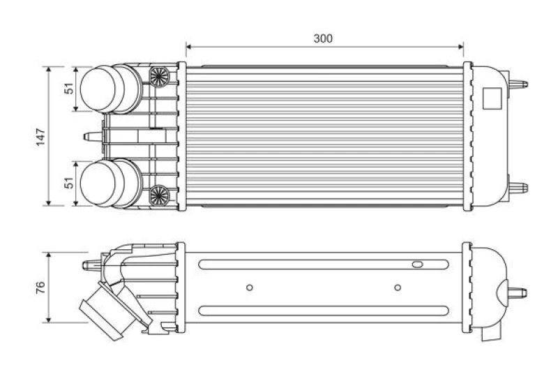 Image of Intercooler VALEO 818385