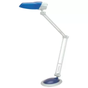 image of Linea Verdace Toucan Desk Task Lamp Blue Silver