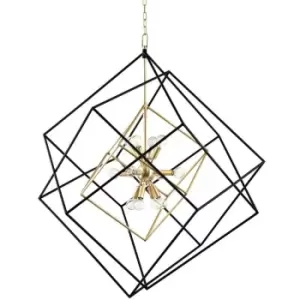 image of Hudson Valley Lighting - Roundout 12 Light Pendant Brass