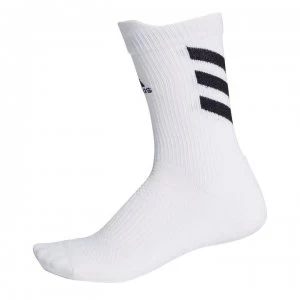 Image of adidas ASK Crew Socks 1 Pack - White/Black