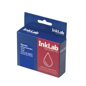 image of InkLab Epson 502XL Cyan Ink Cartridge