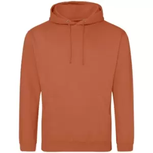 Image of Awdis Unisex Adult College Hoodie (3XL) (Ginger Biscuit)