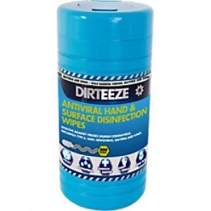 image of Dirteeze AntiViral Hand and Surface Wipes 200 Wipes