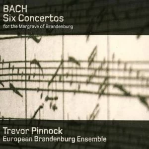Image of Brandenburg Concertos Pinnock European Brandenburg Ensem by Johann Sebastian Bach CD Album