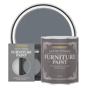 image of Rust-Oleum Satin Furniture & Trim Paint - MARINE GREY - 750ml