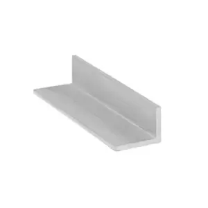 image of Anodized Aluminum Square Rectangular Angle Profile Corner Strip - Size 1000x20x10x2mm - Pack of 3