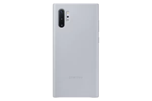 image of Samsung Galaxy Note10+ Leather Cover Grey (EF-VN975LJEGWW)