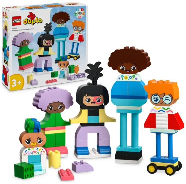 image of LEGO DUPLO Town Buildable People with Big Emotions Set 10423