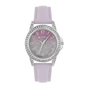 image of Tikkers Kids Lilac Leather Strap Watch