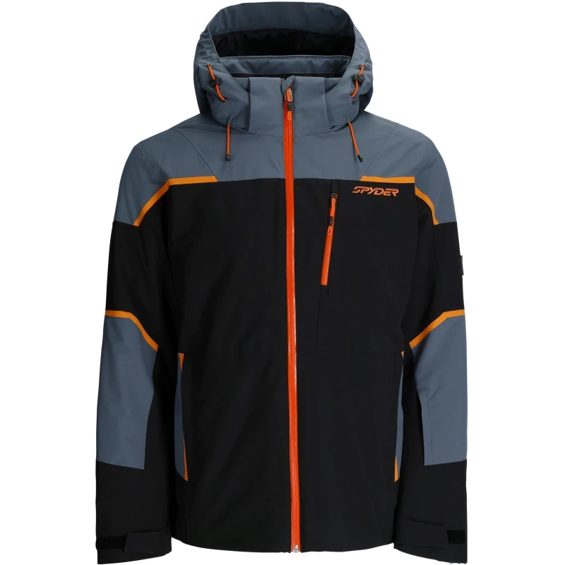 Image of Spyder Mens Chambers Ski Jacket Slate male Small