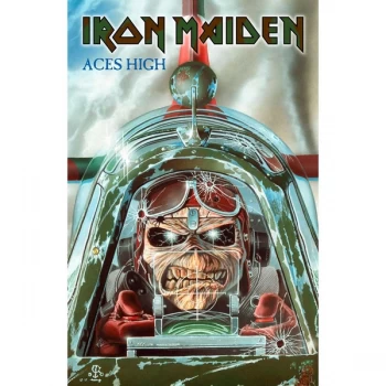 Image of Iron Maiden - Aces High Textile Poster
