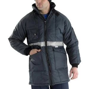 Image of Click Freezerwear Coldstar Freezer Jacket XL Navy Blue Ref CCFJNXLUp